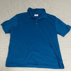 Men's Grand Slam Blue Polo Shirt XL
